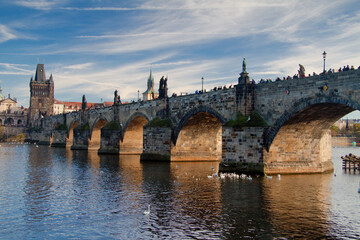Fototapeta na wymiar charles bridge / prague, czech republic