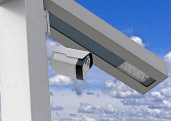 IP security camera and led Street lantern