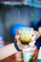 A glass of Chendol