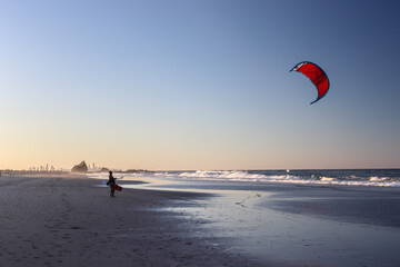 kite on the beach