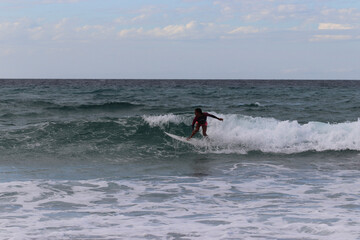 surfer in action