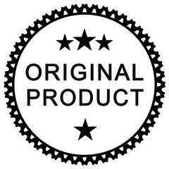 Original product label