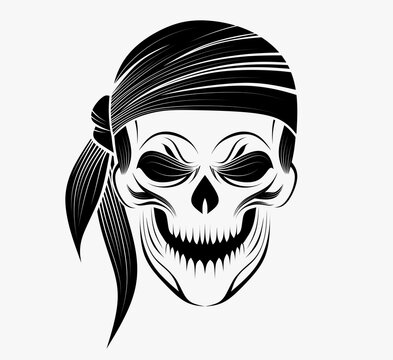 tattoo tribal skull vector art
