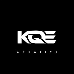 KQE Letter Initial Logo Design Template Vector Illustration
