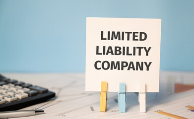 LIMITED LIABILITY COMPANY Finances and business concept.