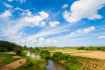 Tropical Phong Nha Vietnam landscape