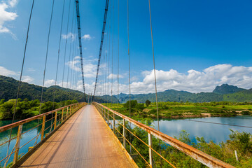 Tropical Phong Nha Vietnam landscape