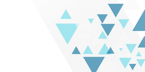 Abstract triangle modern template for business or technology presentation, vector illustration 