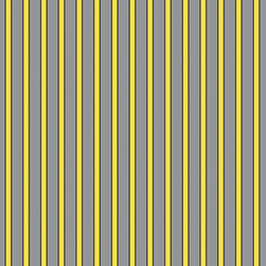 Yellow vertical lines on gray background. Trending two colors of 2021. For fashion, home, interiors design. 