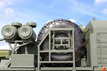Spare parts and accessories on board of the vehicle