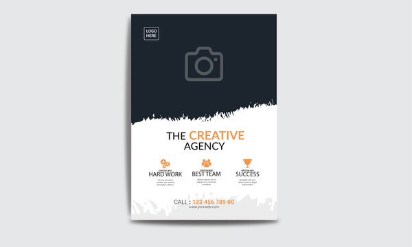 creative and simple corporate flyer design template