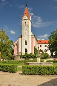 Church at B&iacute;tov castle, B&iacute;tov, South Moravia, Czech republic, 13. 6. 2020