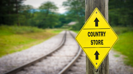Street Sign to Country Store