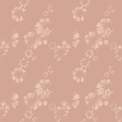 Seamless abstract floral pattern. Design for fabric, textile, wallpaper and packaging 