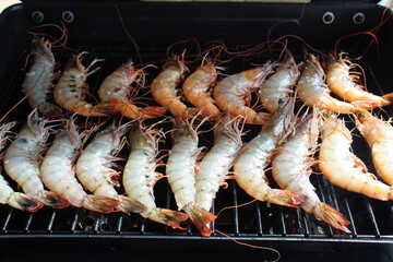 Langostino asado, saludable