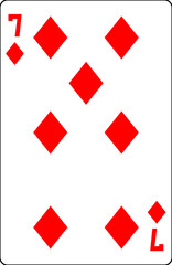 トランプ　数字札　数　シンプル