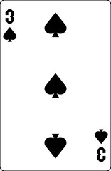 トランプ　数字札　数　シンプル