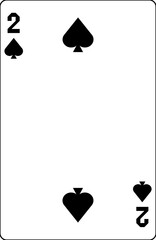 トランプ　数字札　数　シンプル