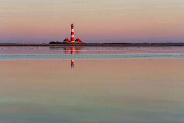 Fototapeta premium Westerhever Leuchtturm