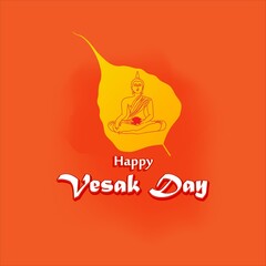 vector illustration for Indian festival with text Buddha Purnima means  Buddha Purnima