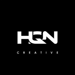 HQN Letter Initial Logo Design Template Vector Illustration