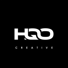 HQO Letter Initial Logo Design Template Vector Illustration
