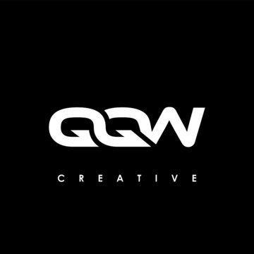 QQW Letter Initial Logo Design Template Vector Illustration