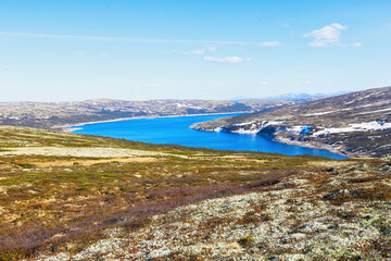 Fototapeta na wymiar Lake Innerdalsvatnet, Norway