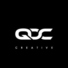 QDC Letter Initial Logo Design Template Vector Illustration