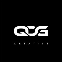 QDG Letter Initial Logo Design Template Vector Illustration
