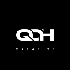 QDH Letter Initial Logo Design Template Vector Illustration