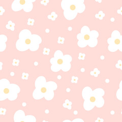 seamless pattern with flowers