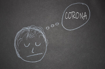 Wegen Corona einsam