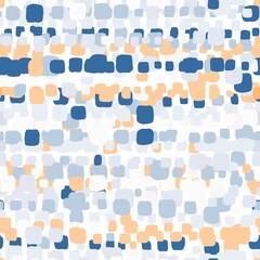 Hand drawn abstract colorful print. Vector element of seamless pattern