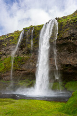 Obraz premium Seljalandsfoss waterfall in southern Iceland