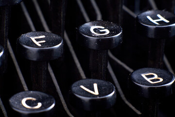 typewriter keys