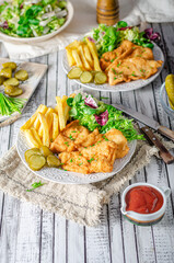 Delicious original schnitzel