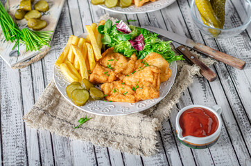 Delicious original schnitzel