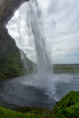 Obraz premium Seljalandsfoss waterfall in southern Iceland