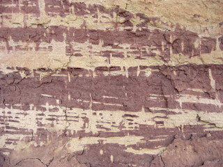 Stone layer in Sinai, Egypt