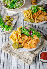 Delicious original schnitzel