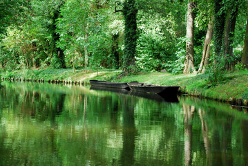spreewald boat and canal