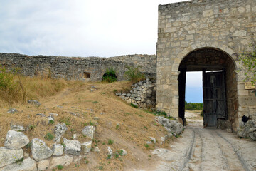 The ancient city of Chufut-Kale in Crimea