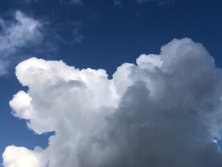 blue sky with clouds