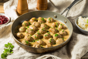 Homemade Healthy Swedish Meatballs