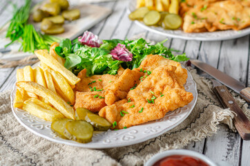 Delicious original schnitzel