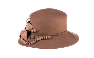 hat of the english queen on a white background