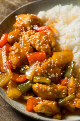 Homemade Chinese Sweet and Sour Chicken