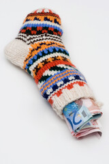 alternative form of savings, savings sock