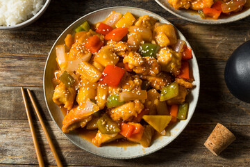Homemade Chinese Sweet and Sour Chicken